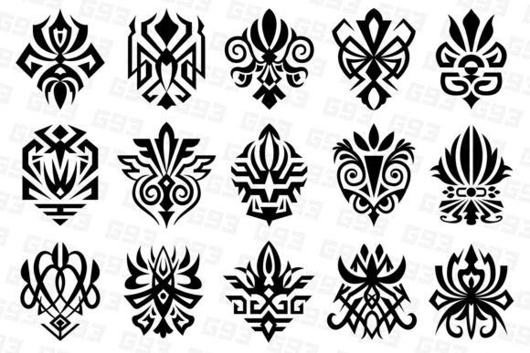 Abstract Ornament Designs: Graphics & Illustrations for Handmade Brands