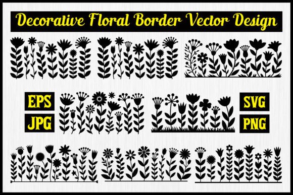 Garden Flower Line Art Bundle: Graphics & Illustrations for Elegant Publishing