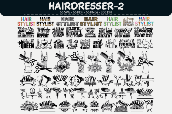 Hairdresser Vector Clipart – 66 Graphics & Illustrations