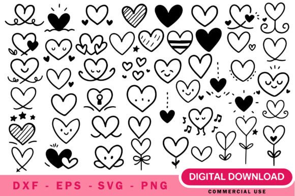 Heart SVG Bundle Valentine: Graphics & Illustrations for Crafters